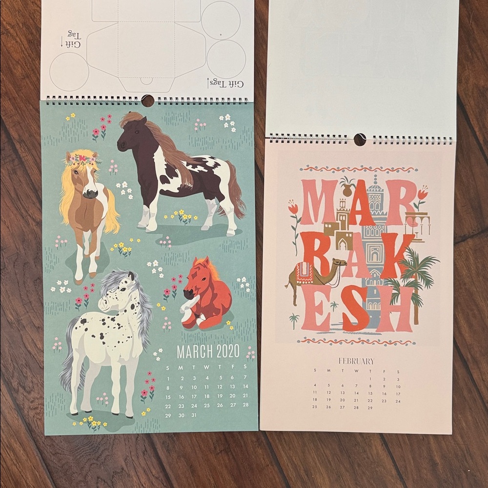 Set of 2 Past Year Calendars - Picture 2 of 4